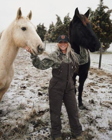 A picture of Sophie Swaney with her horse. 